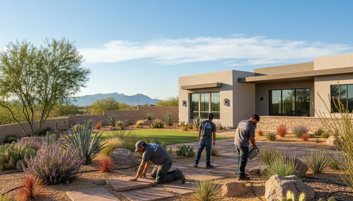 Landscaping service in Phoenix, AZ for residential and commercial outdoor maintenance
