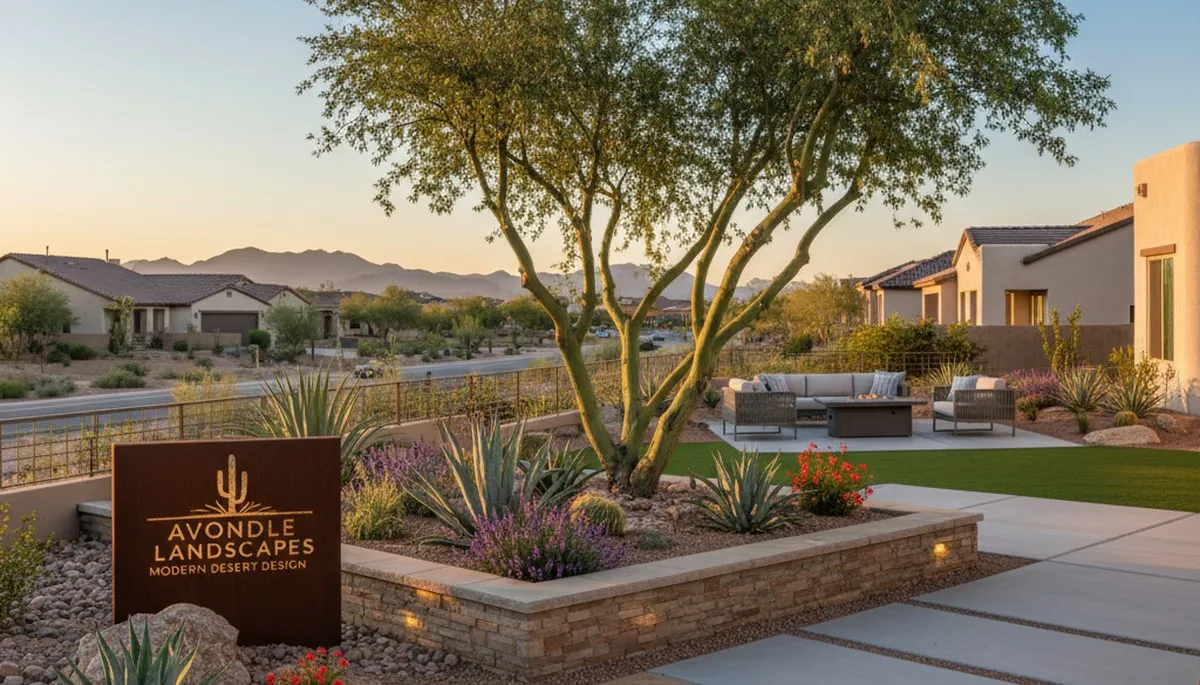 Phoenix, AZ landscaping service for residential yard maintenance and desert landscape design