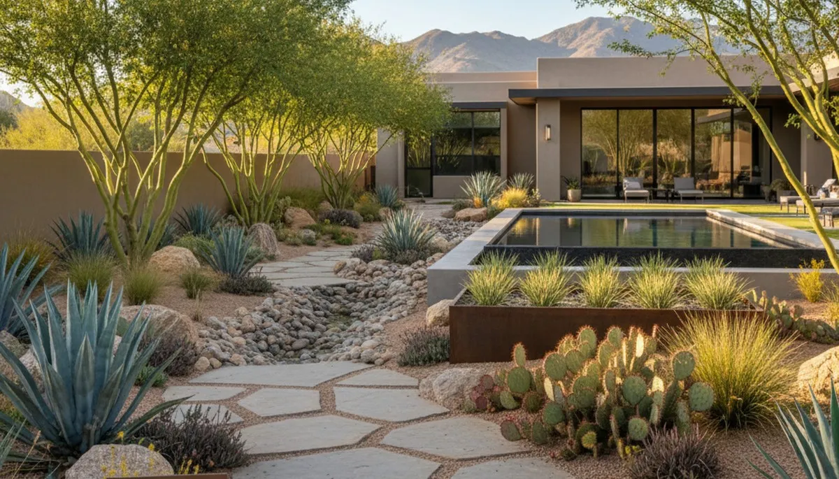 Phoenix, AZ landscaping service for desert yards and custom outdoor design