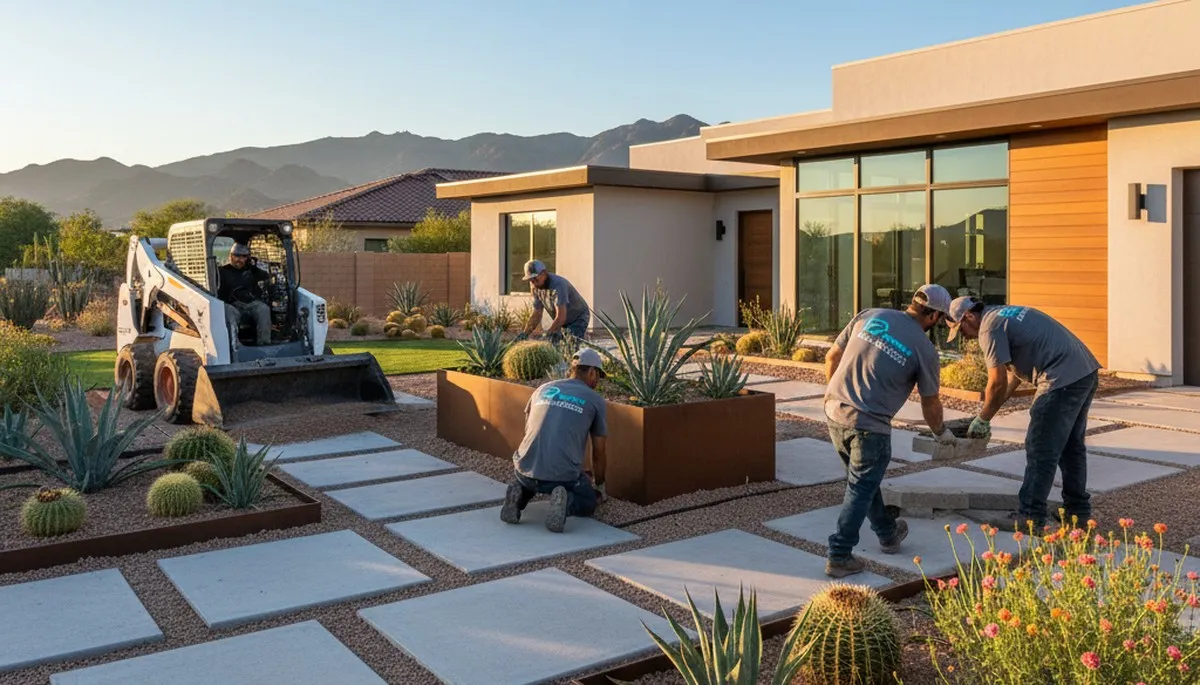 Phoenix, AZ landscaping services for residential and commercial yards by Landscapers in Phoenix