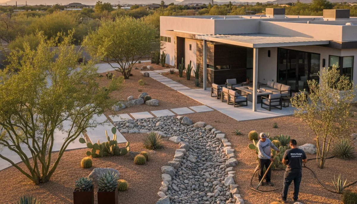 Phoenix, AZ landscaping service for residential and commercial outdoor maintenance