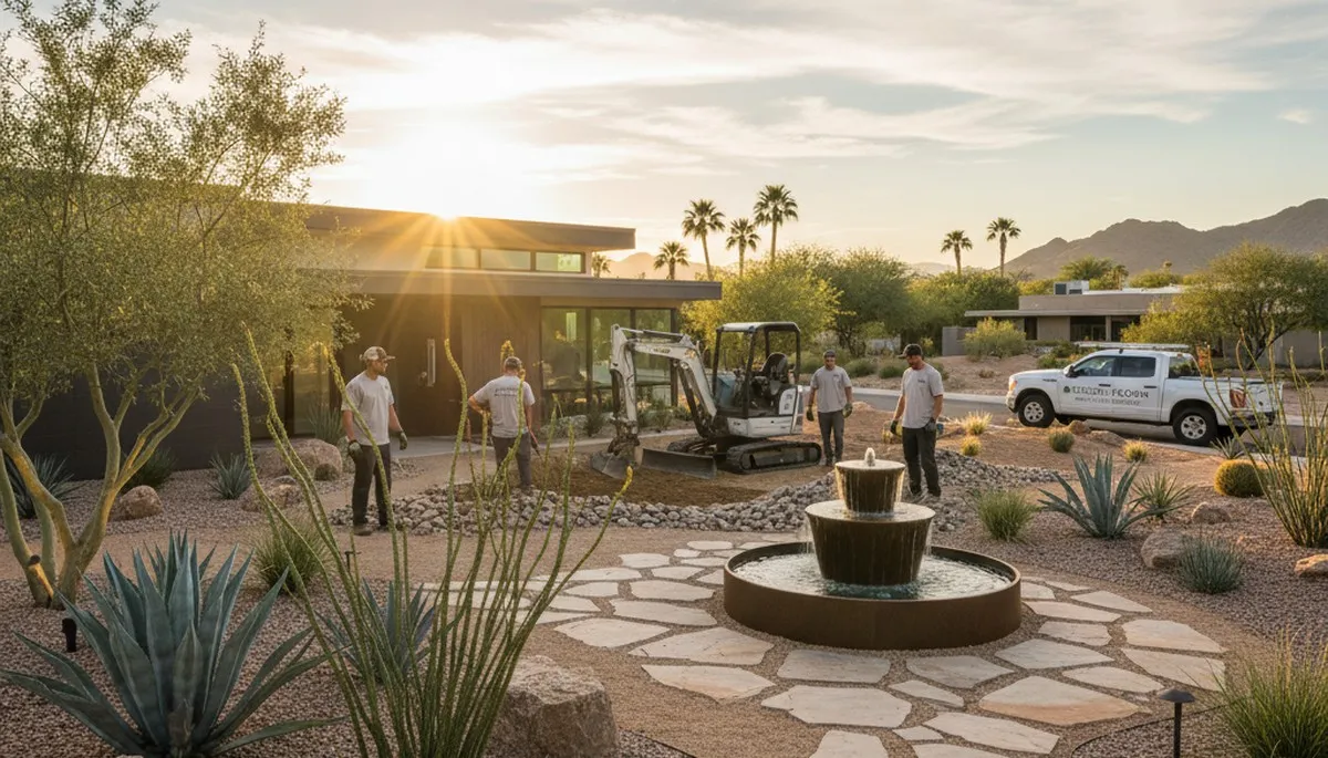 Phoenix, AZ landscaping services for residential and commercial outdoor maintenance