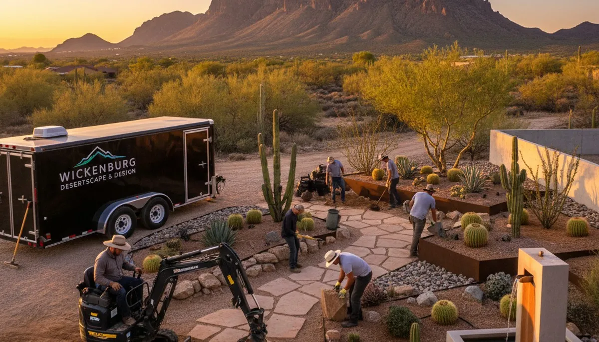 Phoenix AZ landscaping service for residential and commercial outdoor property maintenance