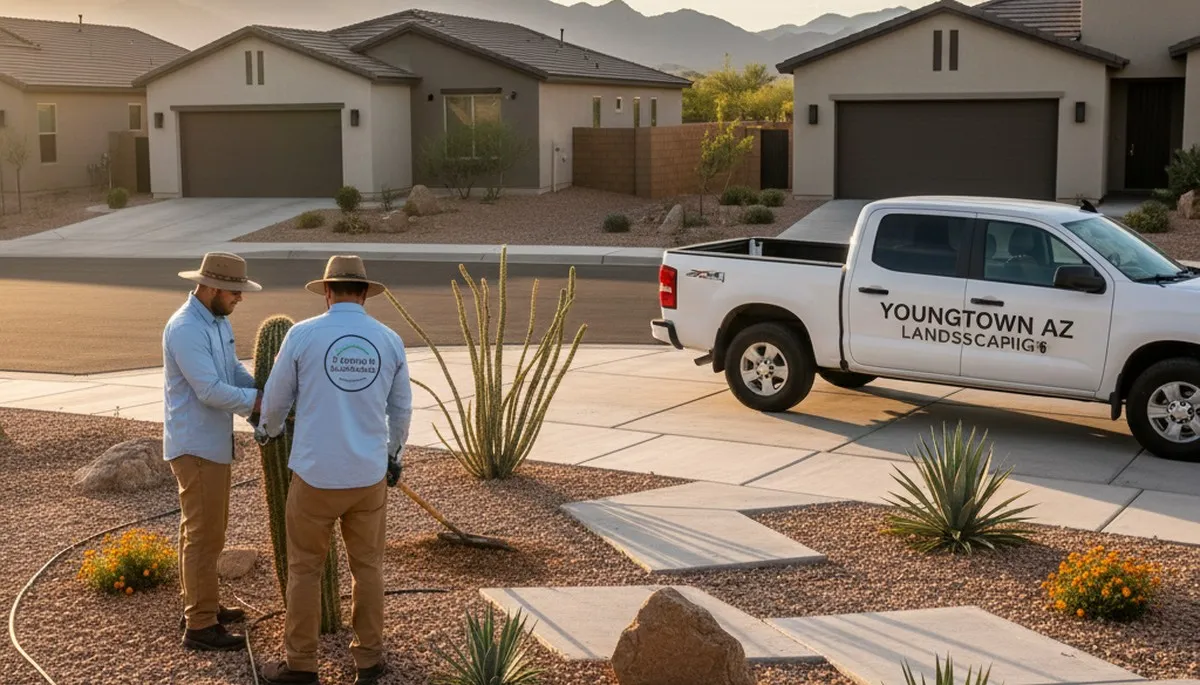 Phoenix, AZ landscaping service for desert yard design and maintenance
